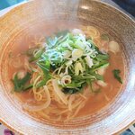 モルトボーノ - 白身魚と野菜の京風パスタ