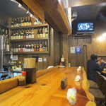 魚虎 - 店内1階カウンター