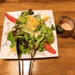 ふじ丸 - ふじ丸サラダハーフ明太ドレッシング