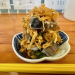 Tateba Tengoku - 炙り〆サバと切り干し大根のパクチー和え