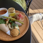 #NOCA inami Farm to Table - パスタランチ［前菜＋サラダ＋スープ 他］＋　愛犬