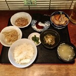 Himawari - 朝定食500円ご飯少な目、肉じゃが小380円