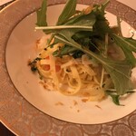 RISTORANTE REGA - 富山県産白海老とカラスミのタリオリーニ
