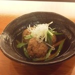 Yabu soba - 鴨つくね630円