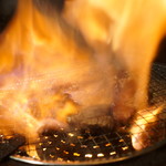 焼肉屋かねちゃん - 霧吹きで