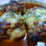 ジェノヴァ - 【H25.2.3】チキンのグリル　トマト煮・カチャトーラ９５０円。
