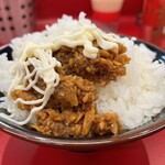 王道家直系 IEKEI TOKYO - 【再訪】ライス大盛(無限ニンニク＋マヨ)