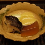 緒方 - 鮑 葱 土佐酢寒天