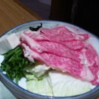 横浜 瀬里奈 浪漫茶屋 - 「本黒毛和牛しゃぶしゃぶ」￥5250
