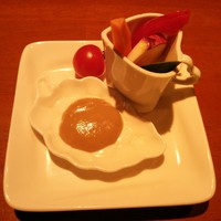 炭火焼イタリアン 海串 ブラーチェ - 有機野菜のバーニャカウダー