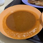 Sin Ming Roti Prata - プラタに付いてくる無料カレー