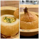 鎌倉 北じま - 三浦産の新玉葱にスッポンのたまごよせ