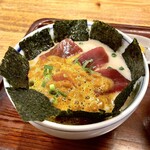 丸子亭 - まぜこぜとろろ丼 マグロ、納豆、トロロ、卵のコンビ