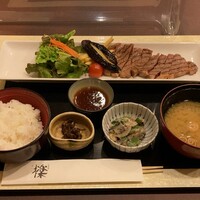 檪 - 特別ステーキ御膳、1,800円