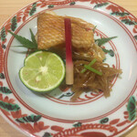 味ひろ - ぐじ、独活のきんぴら