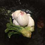 味ひろ - 鯛の白子、タラの芽揚げ浸し