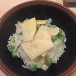 味ひろ - 筍と豆のご飯