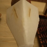 緒方 - 懐紙でつくられた狐の面