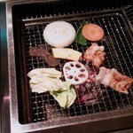 ギュウガテイ - 再訪2月・まずは野菜から。