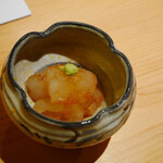 鮨 さかい - 増毛町のボタン海老漬け