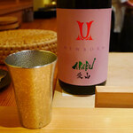 鮨 さかい - 日本酒「AKABU」