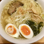 ひるがお - 塩玉ラーメン¥850