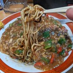 光龍 - バリッと焼きの入った麺