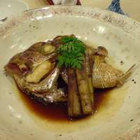 手料理 右近 - 鯛のあら煮
