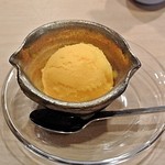 日本料理　百屋 - オレンジのシャーベット
