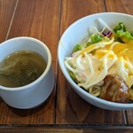 加美町食堂 ピッチョーネ - スープ・サラダ