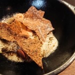 cenci - 新玉葱とホワイトアスパラガスの豆腐クリーム。アールグレイチップがじわじわと効いてくるのよ。