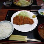 とんかつ まる一 - ロースカツ定食