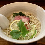 らーめん　かねかつ - (限定)新茶のらーめん　1,100円