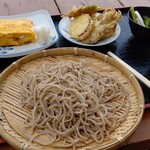 亀家 - 玉子焼きそばセット 870円