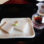 Unsui - お昼のセットの蕎麦豆腐