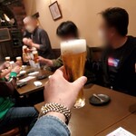 BAR LEON  - 生ビールで乾杯～❤️