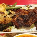 インド料理 インディアンハット - マトンタバクズ６野菜のグリル