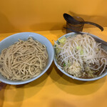 ラーメン二郎 - つけ麺小ニンニク野菜マシ