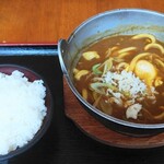 Oshokujiga Dekiru Seimenjo Nagomi - カレー鍋うどん+ごはん小