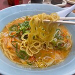 旭川ラーメン - スタミナラーメン中の麺