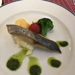 銀座フランス屋 - お魚ランチ　1520円+税　サワラのソテー