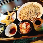 江戸蕎麦 詩菜野  - 天ざる小ライス