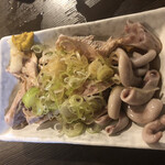 Yakitori Denji - 肉刺し三種盛り
