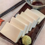 学大酒場エビス参 - わがまま言って私専用の刺し身風豆腐の山葵添え☆ｱﾘｶﾞﾄｳ