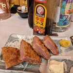 学大酒場エビス参 - どれも定番ハムカツ！