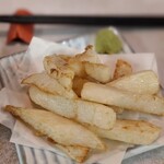 学大酒場エビス参 - 山芋ふらいがサクッと食感で爽やかにいただける。