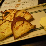 力丸 法善寺横丁 炉ばた焼 水かけ茶屋 - さつまいもバター