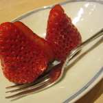 てんぷら 近藤 - いちご