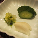 てんぷら 近藤 - お漬物