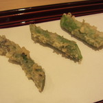 てんぷら 近藤 - アスパラ